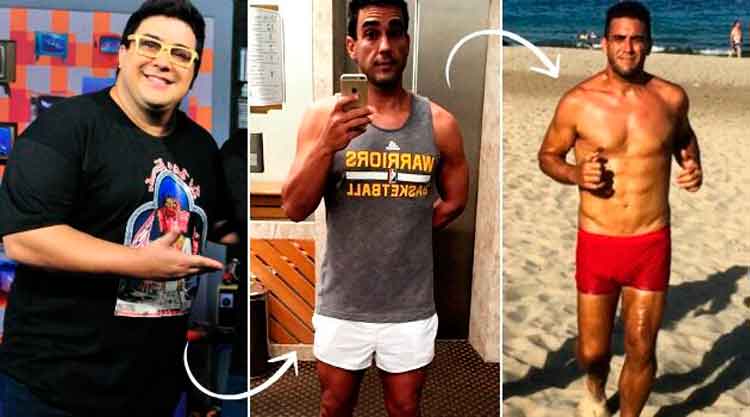 Fotos Impressionantes de Famosos Antes e Depois de Emagrecer